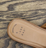 A New Day Womens Thea Sandals Embellished Faux Leather Open Toe Tan Brown 7M