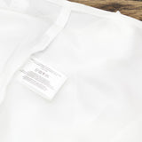 Banana Republic Womens Sleeveless Woven V-Neck Blouse Shirt Top White 2XL