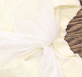 Signature By Robbie Bee Mock Neck Textured Cocktail Shift Dress Cream Offwhite L