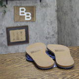 Universal Thread Paisley Thong Kirby Sandals 95000853 Navy Blue 10M