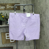 Goodfellow & Co Inseam Everyday Relaxed Fit Pull-On Shorts Lavender Purple 2XL