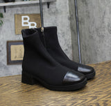 Aerosoles Womens DIMMI Ankle Bootie DIMMI Black Stretch Fabric 6M