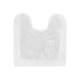 Better Trends 100% Cotton Contour Bath Rug Toilet BAEG2020WH White 20x20