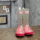 American Girl Toddler Girls Rain Boots 166908fc390684 Pink / Clear 8/9