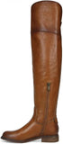 Franco Sarto Haleen Wide Calf Over-the-Knee Boots Shoes Cognac Brown 8M-WC