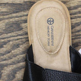 Giani Bernini Womens Ryerr Slide Slip On Wedge Sandals 10011735500 Black 5.5M