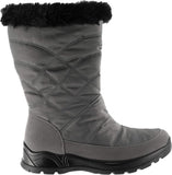 Easy Street Women's Cuddle Fuzzy Waterproof Boots CUDDLEGREY Gray 8.5M