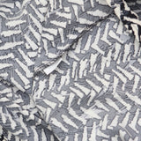 Ny Collection Tab Belted Plus Size Printed Shirt Dress Black White Zig Zag 1X