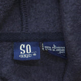 SO Womens French Terry Full Zip Hoodie Jacket 166f508f274345 Navy Blue L