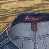 Gloria Vanderbilt Amanda High Rise Straight-Leg Jeans Frisco Blue 10P Short