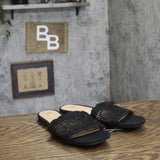 Wild Fable Ciao Josephina Lace Slide Sandals 92611858 Black 6.5M