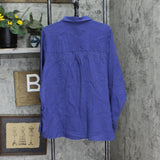 Jessica Simpson Womens Button Up Long Sleeve Gauze Shirt 1770091