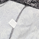 NY Collection Plus Size Elbow Sleeve Side Pleat Dress Night Historic Black 1X