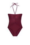 Mimi Flamingo Womens Soleil Solids Luma One Piece Swimsuit 900050226 Henna Red 4