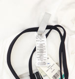 Tommy Bahama Island Cays Cabana Strapless One-Piece Swimsuit White / Blue 16