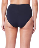 Bleu Rod Beattie Womens Kore High-Waist Bikini Bottom RBKK00924 Black 8