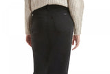 Jen7 Women's Front-Split Pencil Skirt 7G908353 Black 6