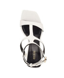 Guess Womens Bacio Wedge Dress Sandals GWBACIO3 White 8M