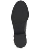 On 34th Womens Jeovana Pearl Chelsea Booties 10019682400 Black Smooth 5.5M