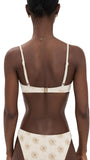 Solid & Striped Womens Swim Bikini The Eva Top Brule Brown M