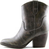 Madden Girl Ramz Women Western Booties 2495380 Gray 6.5M
