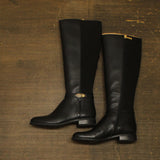 Michael Michael Kors Finley Knee-High Riding Boots 40F1FIFBEL Black 7M