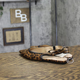 A New Day Womens London Slingback Flats Animal Print Sandals Cheetah Brown 6.5M