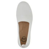 White Mountain Upright Woven Knit Slip-On Cushion Insole Tennis Sneaker White 6M