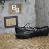 Wild Fable Womens Jay Flats Fairy Pilgrim Ren Fair 94646974 Black 6M