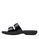 Clarks Patent Breeze Piper Slide Sandal 26171970 Black 9M