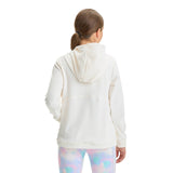 All In Motion Girls Velour Hoodie Sweatshirt 91465406 White Off S