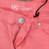 DG2 Womens Virtual Stretch Skinny Jeans 701883-Tall Coral Pink 12 Tall
