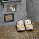 Clarks Collection Womens Maelynn Abby Flat Sandals 26187072 Tan Brown 7W