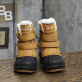 Cat & Jack Toddler Boys Denver Winter Boots 88236548 Cognac Brown 9T