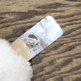 NHL Chicago Blackhawks Girls Crew Neck Poly Gold Lurex Sweatshirt White Gold L