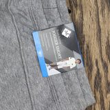 Member's Mark Boys Active Knit Jogger Shorts CF21746 Medium Grey Heather 10-12