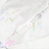LC Lauren Conrad Womens Tie Front Flutter Sleeves 165f87cdad94fb White Multi M