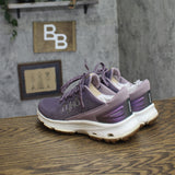 Ryka Womens Devotion X Tr Trail Hiking Shoes Sneakers Lace Plum Purple 6.5M