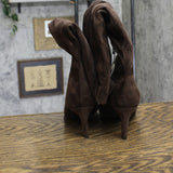 A New Day Womens Justice Boots Faux Suede Heeled 94568891 Brown 8M