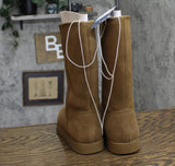 Universal Thread Womens Sarah Suede Shearling Winter Boots 91467407 Tan Brown 6M