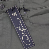 DG2 by Diane Gilman Womens Stretch Straight Leg Jeans Olive Green 16