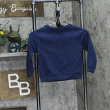 The Cuddle Collab X TGT Boys Spread Smiles Crewneck Sweatshirt Navy Blue 4T