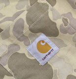 Carhartt Regular Fit Desert Canvas Shirt Jacket I033769 Camo Duck Brown XS
