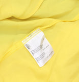 JM Collection Roll-Tab Woven V-Neck Utility Top 100104331MS Primrose Yellow L