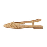 A New Day Women Marisol Raffia Slingback Sandals 94836404 Beige Brown 11M