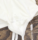 Solid & Striped Textured Eva Bikini Top Cloud Terry Swim Brule Off White M