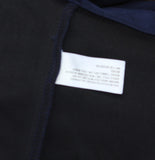 A New Day Faux Suede Trench Belted Coat Jacket 94645023 Navy Blue XS