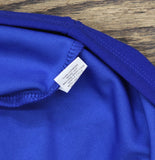 NY Collection Colorblock 2-Piece Dress and Jacket Set Sapphire Blue / White 6P