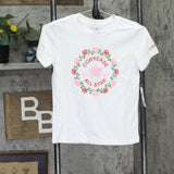 Converse Big Girls "Love Me Lots" Valentine T‑Shirt Tee 4CH202E White M