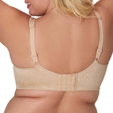 Playtex Womens 18 Hour Back & Side Smoothing Wireless Bra Nude Brown 40DDD